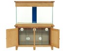 Aqua oak aquarium systemised marine fish tank solid oak