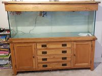 Aquaoak 180cm Doors and Drawers Aquarium