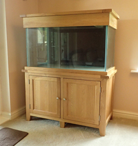 Aqua Oak 120cm Aquarium, Cabinet, Quarantine Tank and Accessories