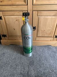 Ista Aluminum Co2 Cylinder 3.0L/2.3kg (Face Up)