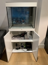 Juwel Lido 200 white marine conversion aquarium tank