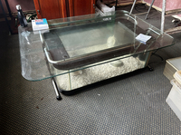 Under table fish tank and glass table £40