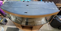 450 ltr aquarium- Jewell bow fronted with cabinet